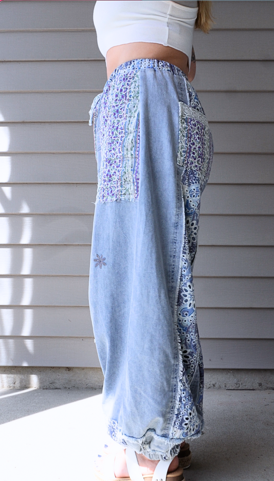 Morgan Joggers - Denim