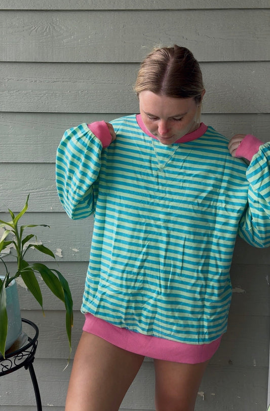 Drift Away Pullover - Watermelon